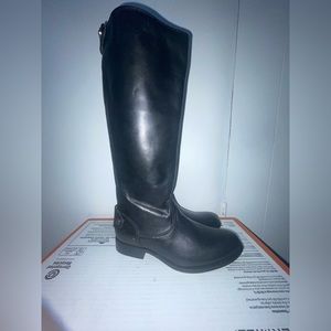 Melissa Button inside zip Frye boots for women size 6B